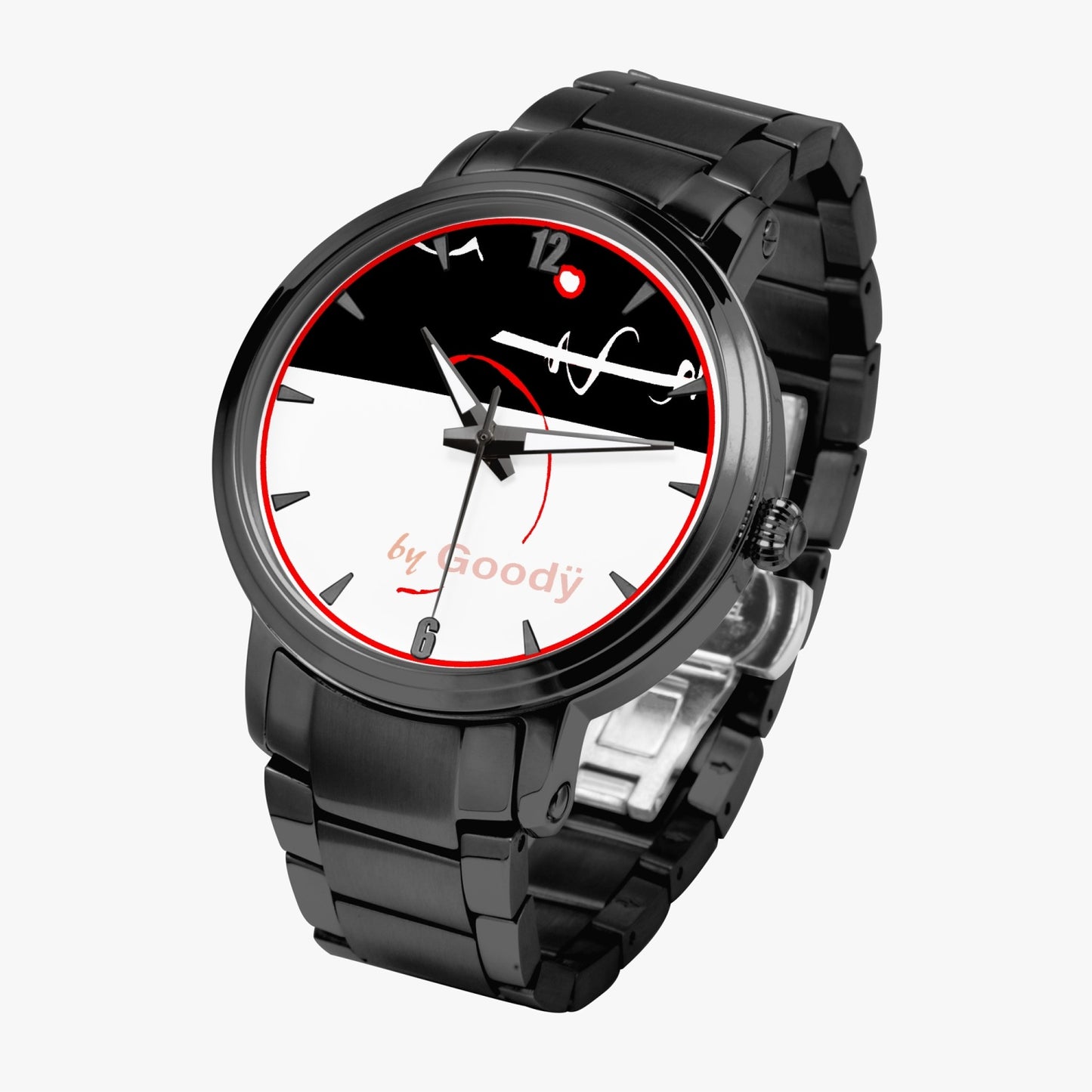 Automatic steel bracelet watch "Logola" (with indicators)