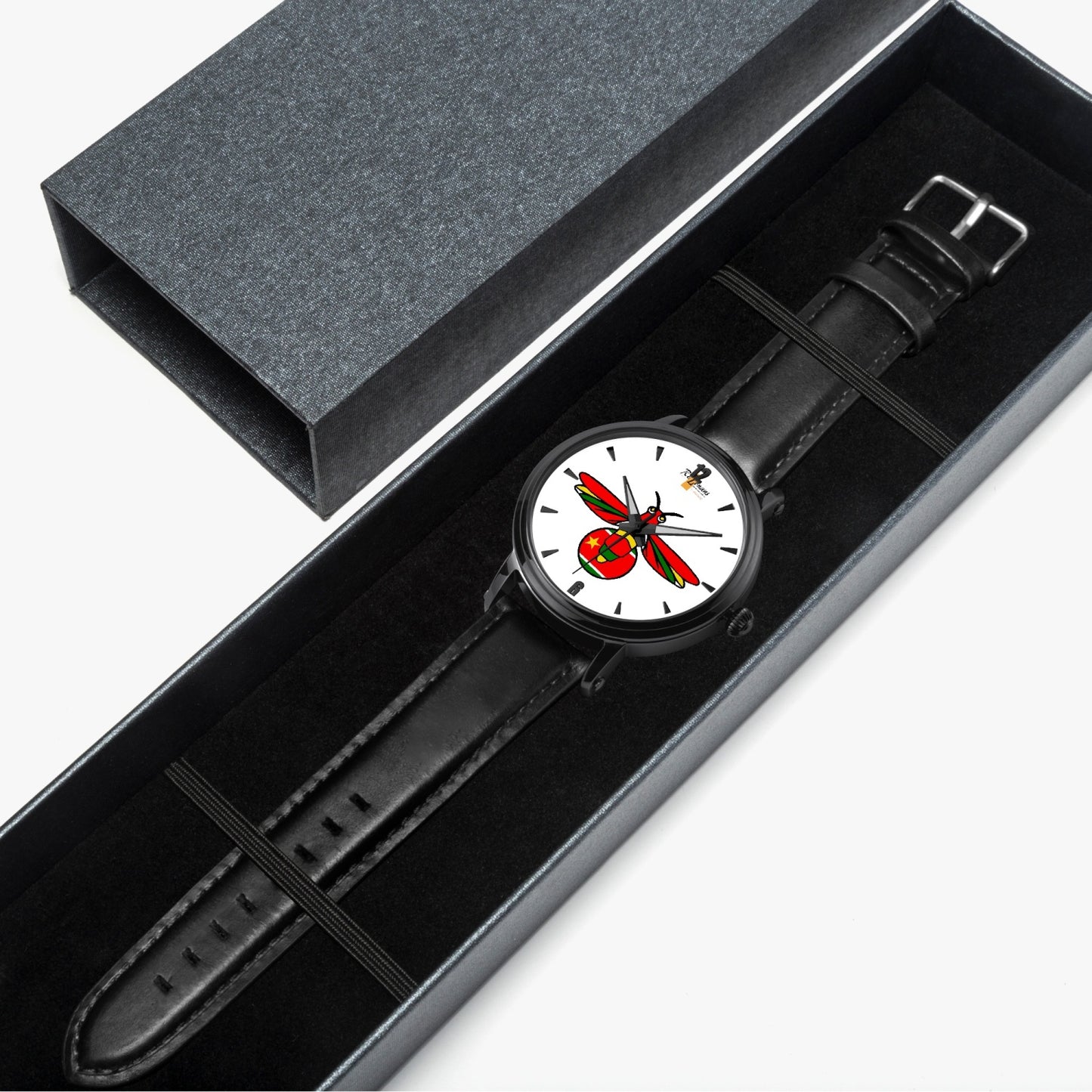 Automatic leather watch "Klendenden" (with indicators)