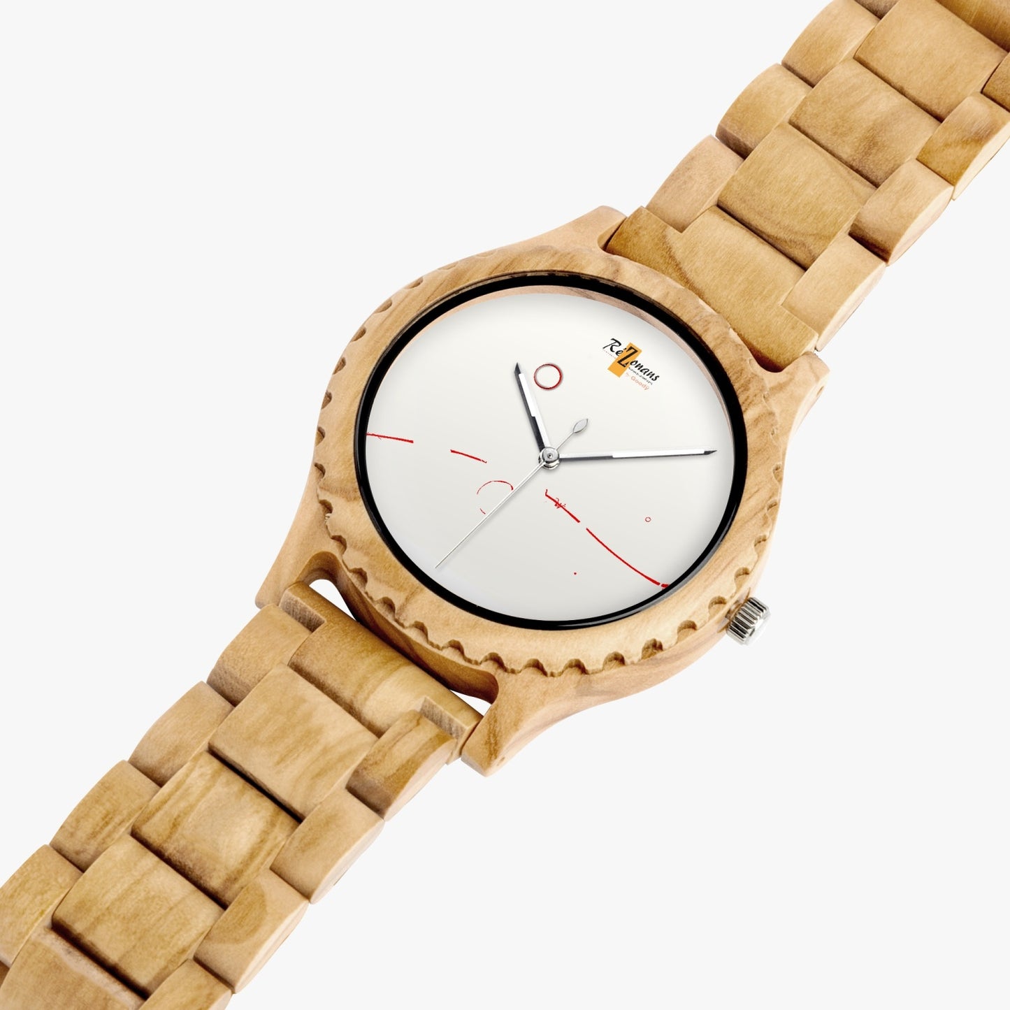 Natural wood watch "Lalignerouge"
