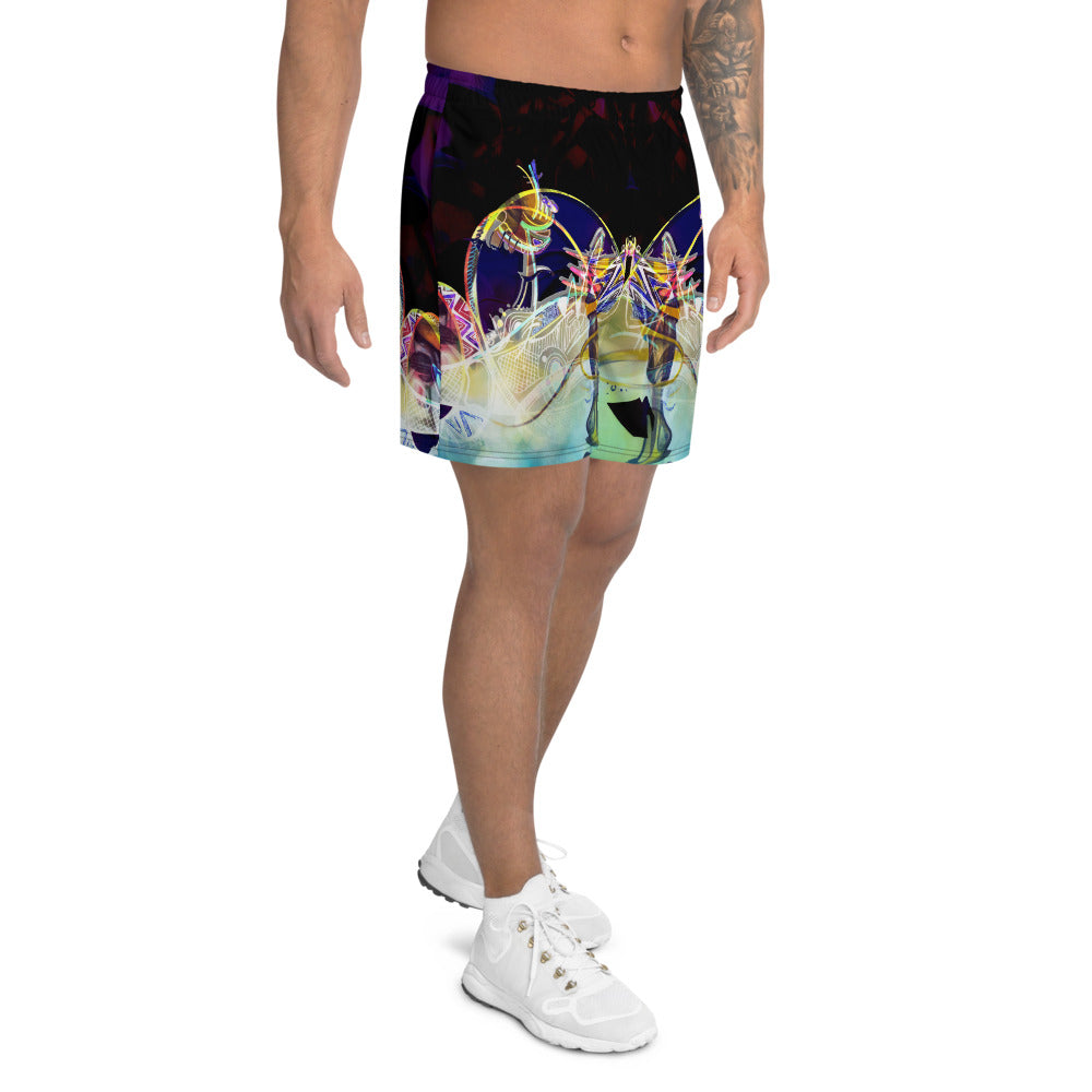 Men's "Purple" sports Bermuda shorts