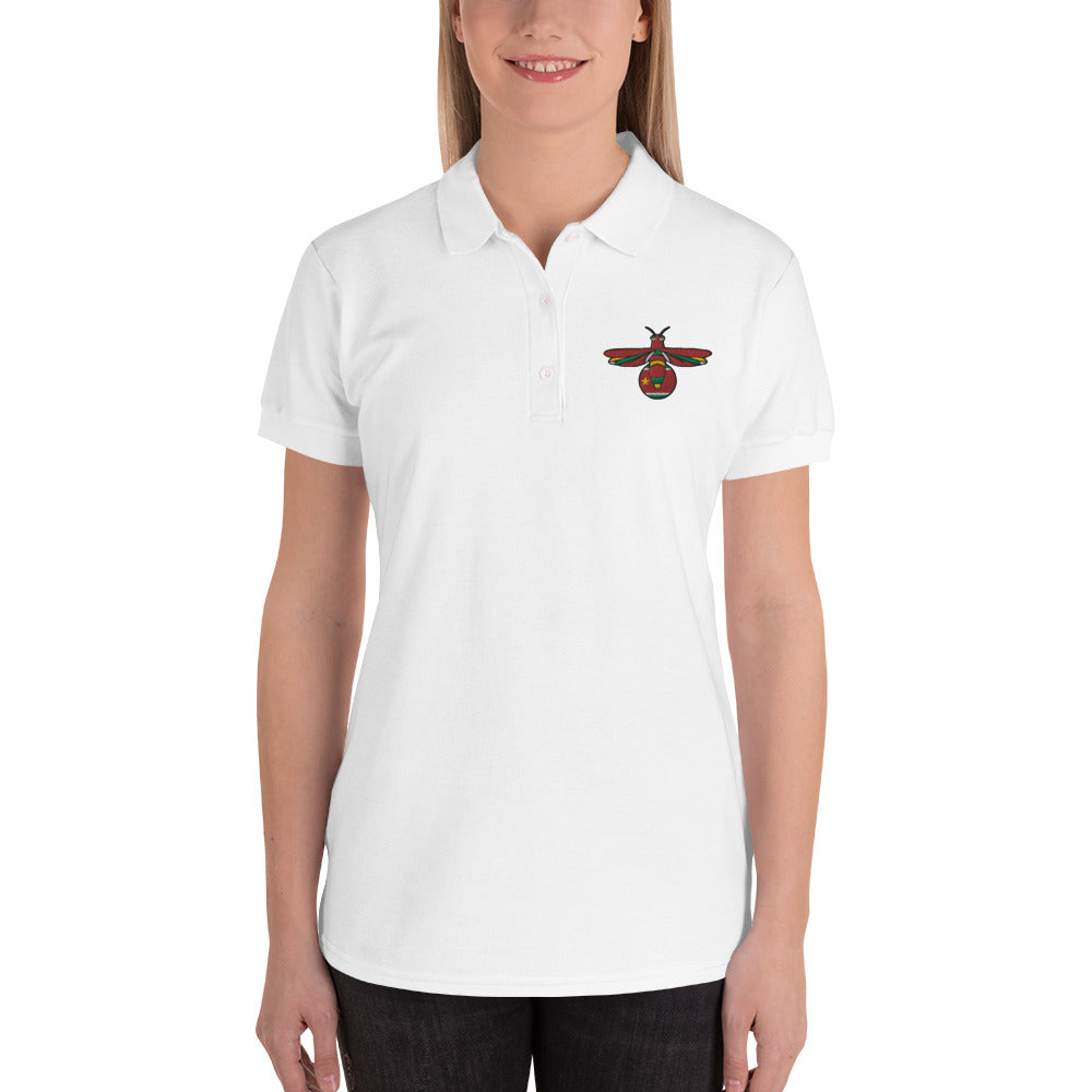 "Firefly" Embroidered Polo Shirt (F)