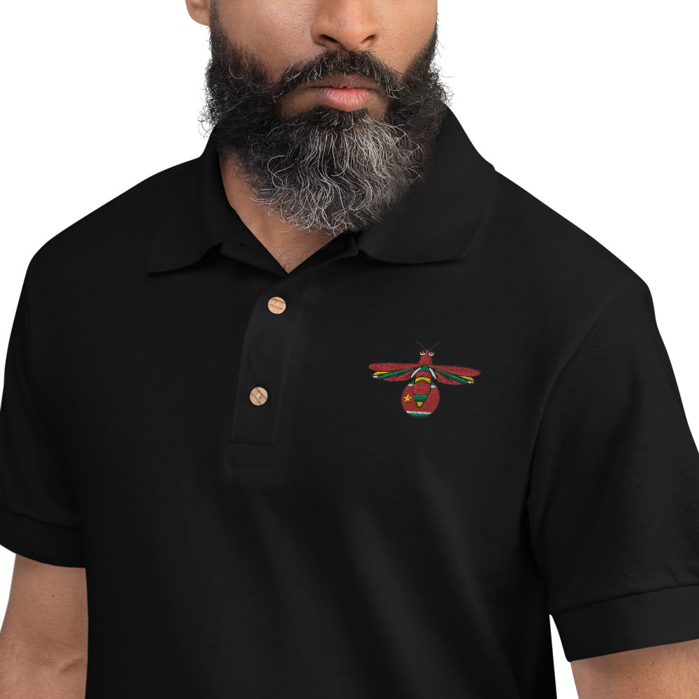 "Firefly" Embroidered Polo Shirt (H)