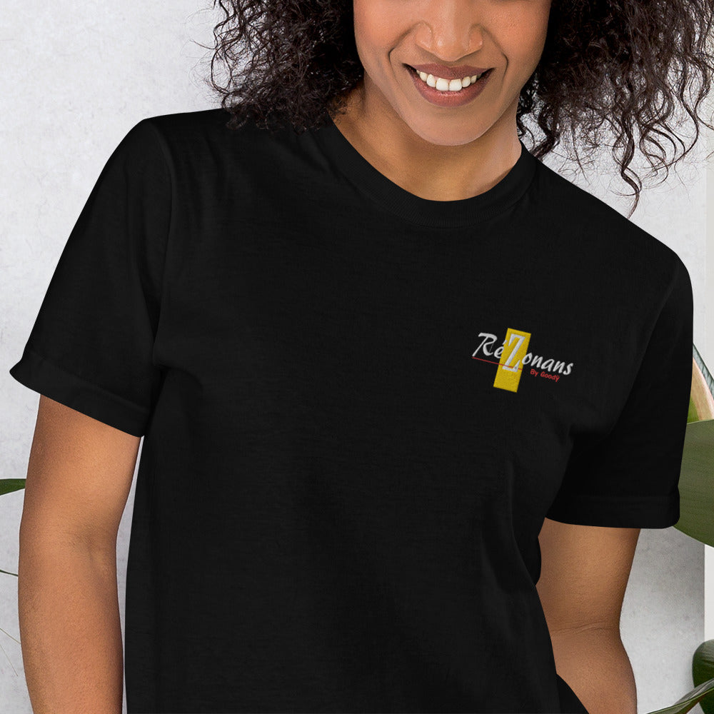 "RéZonans" Embroidered T-shirt
