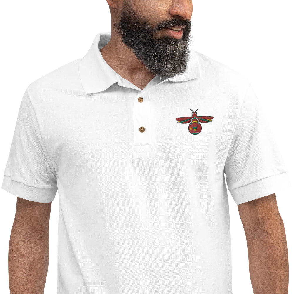 "Firefly" Embroidered Polo Shirt (H)